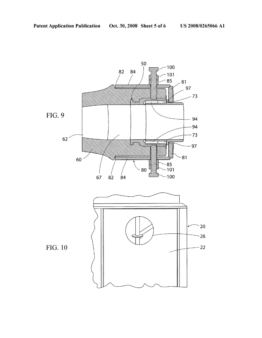 Removable Nozzle for Use With Air Cannons and Aerators and Method for Replacing Same - diagram, schematic, and image 06