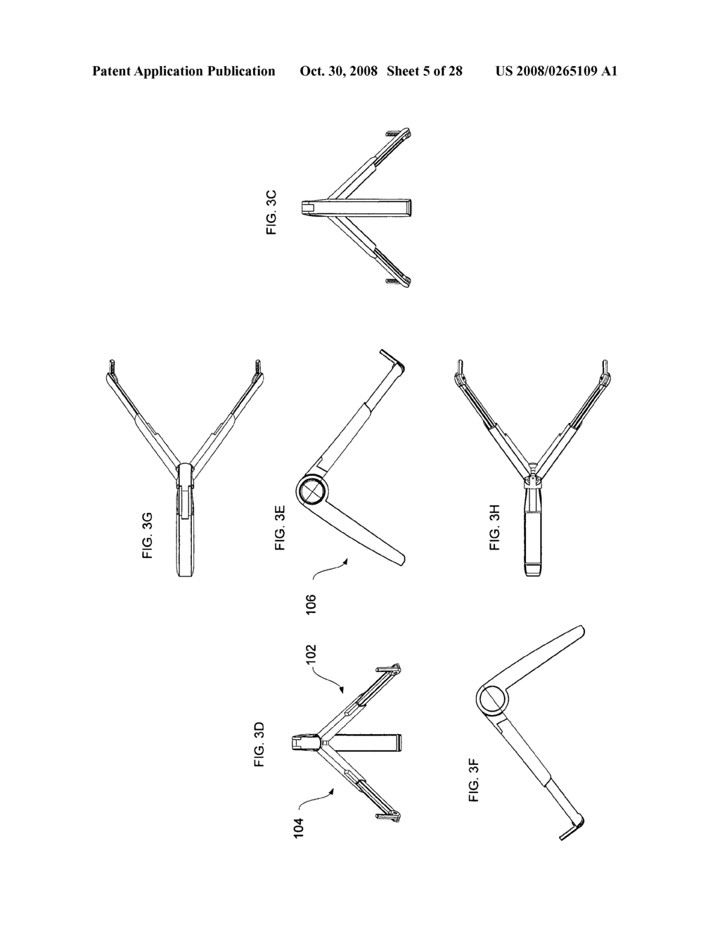 Folding support stand for portable electronic devices - diagram, schematic, and image 06