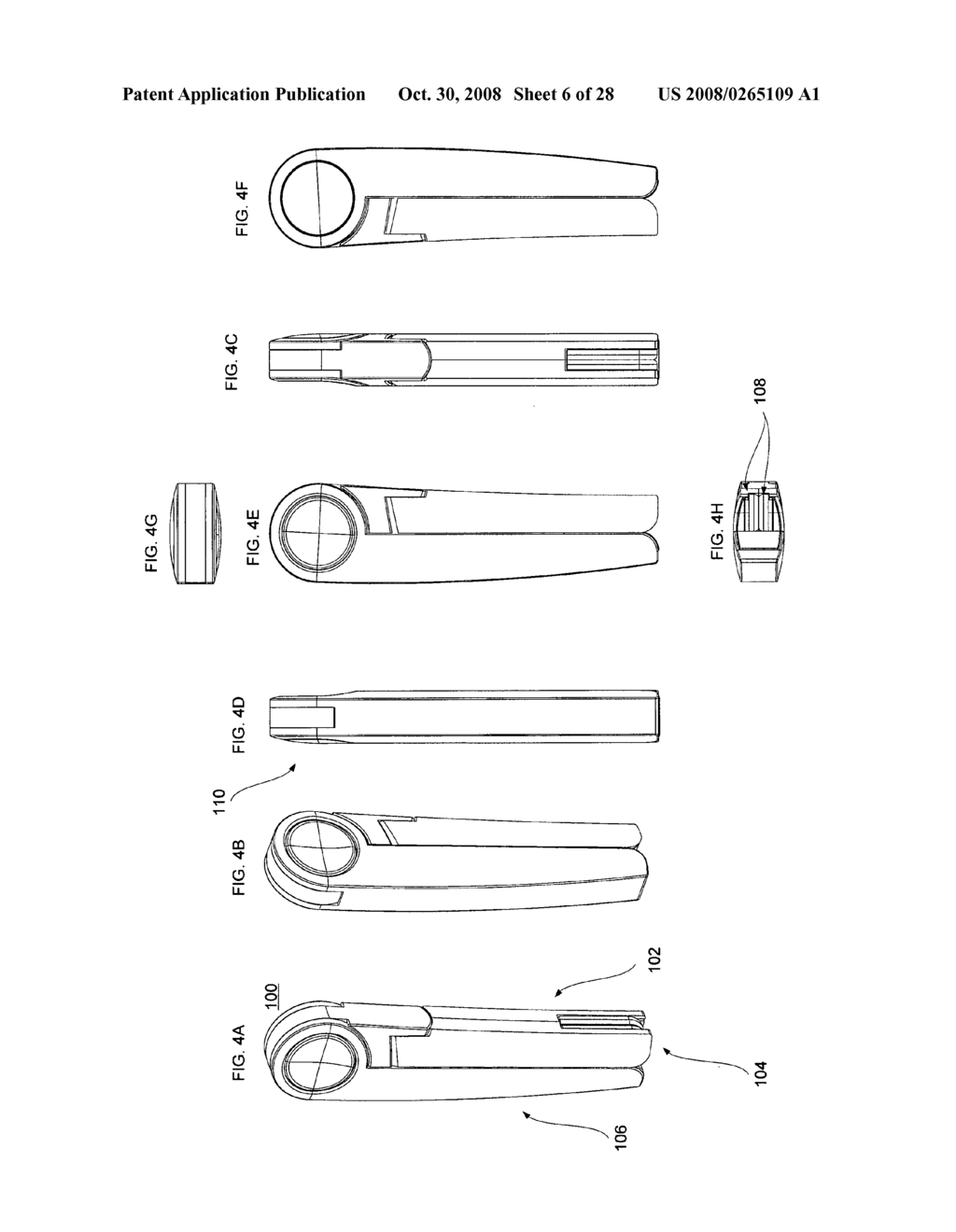 Folding support stand for portable electronic devices - diagram, schematic, and image 07