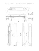 Folding support stand for portable electronic devices diagram and image