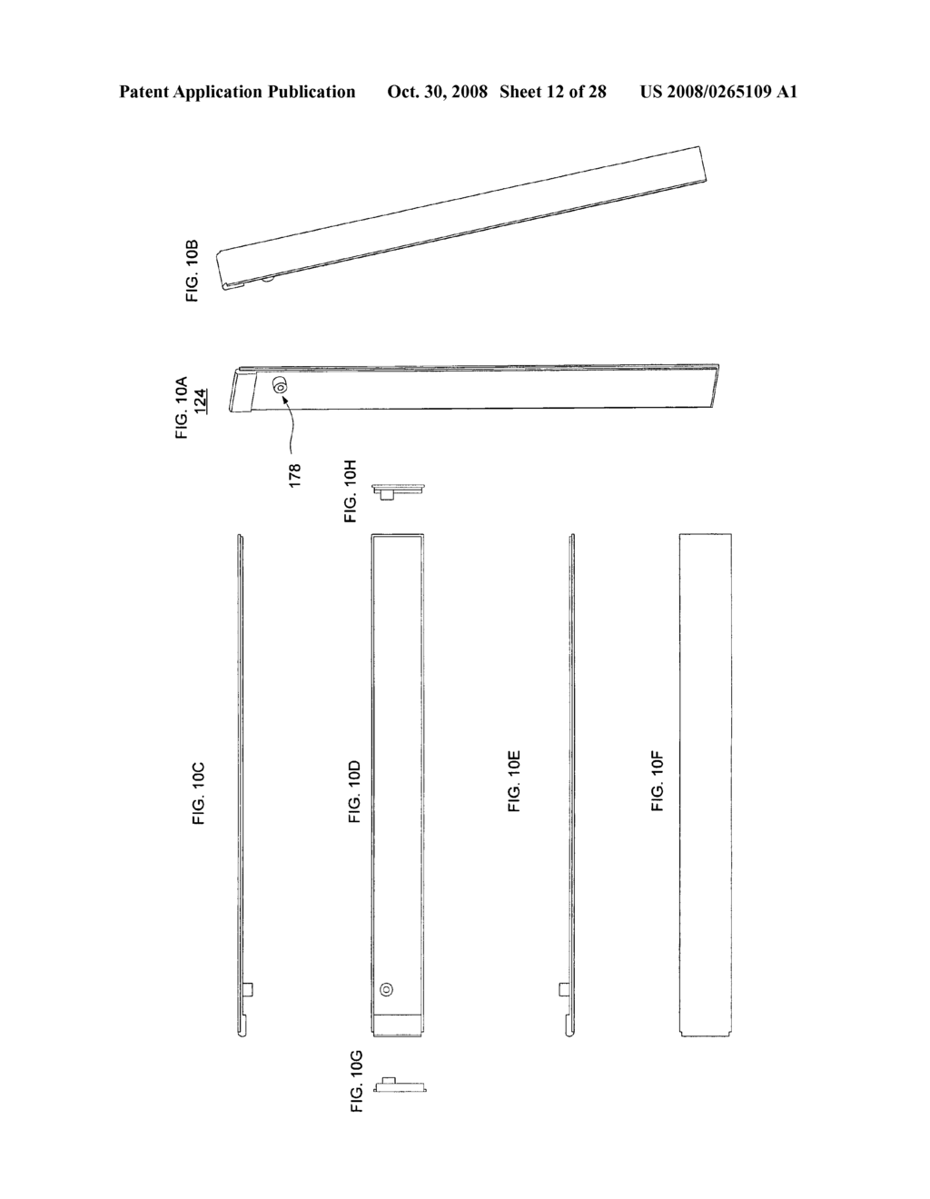 Folding support stand for portable electronic devices - diagram, schematic, and image 13