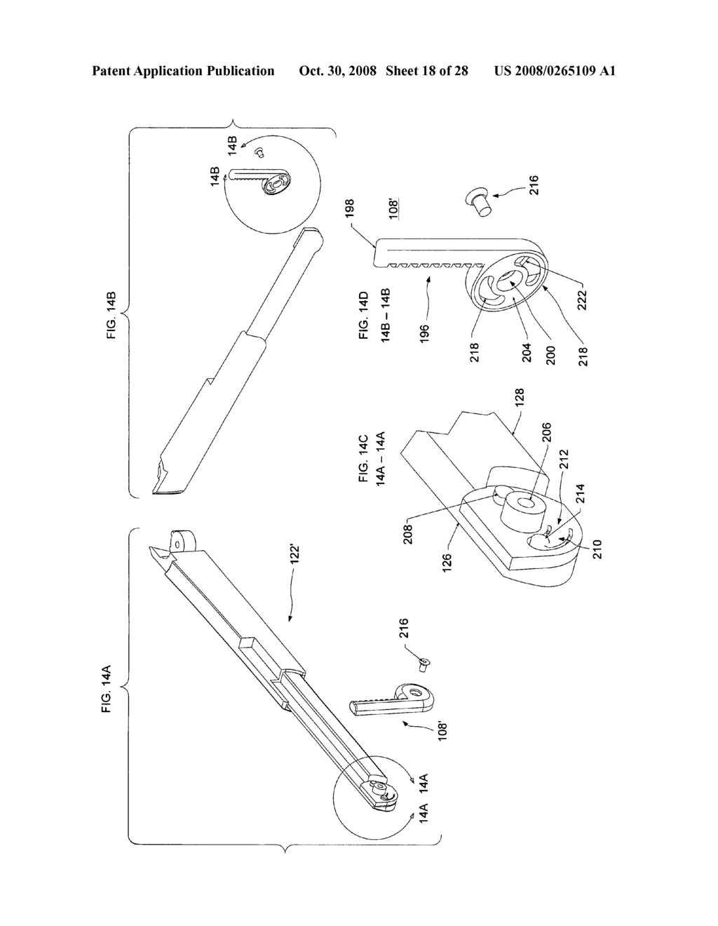 Folding support stand for portable electronic devices - diagram, schematic, and image 19