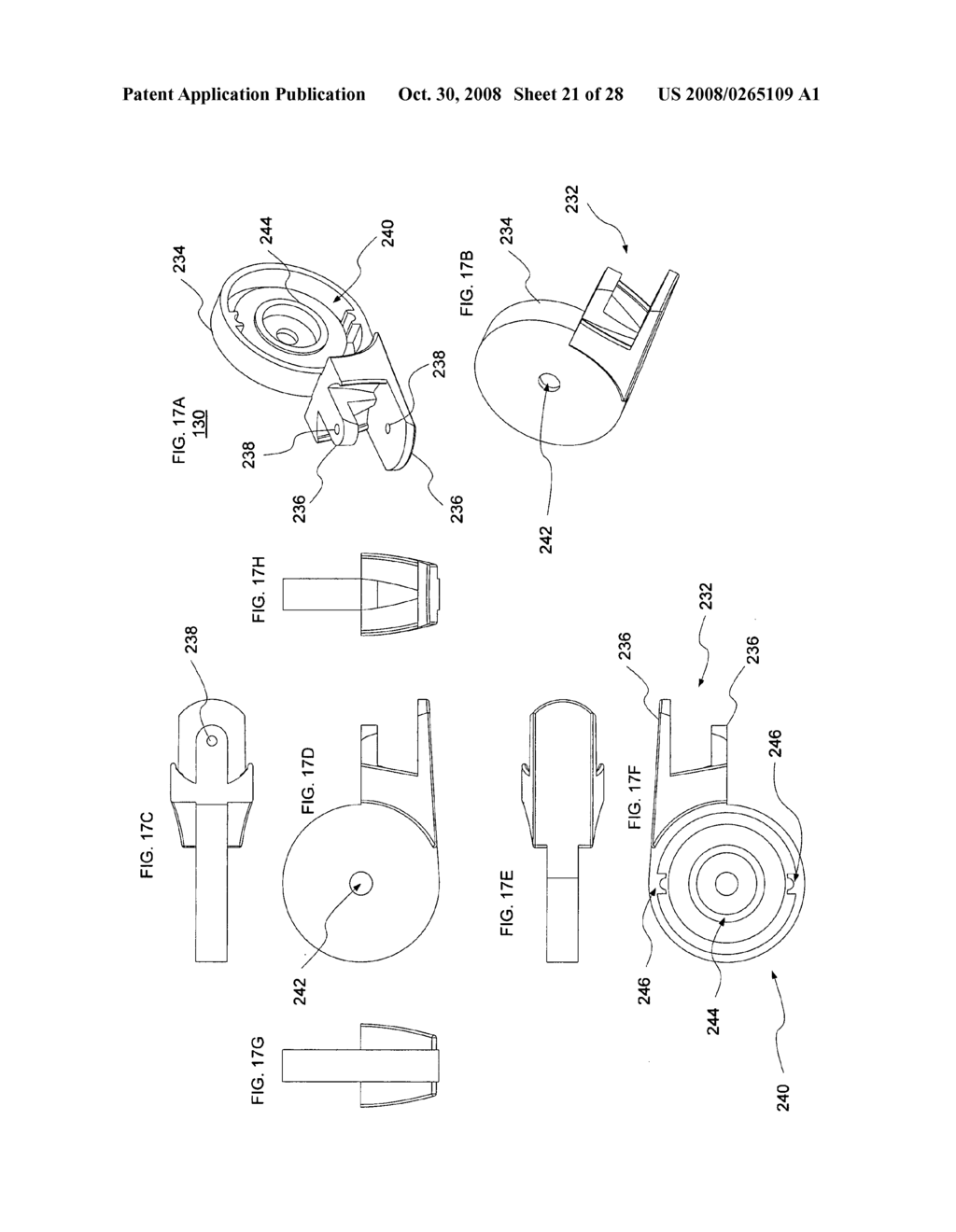 Folding support stand for portable electronic devices - diagram, schematic, and image 22