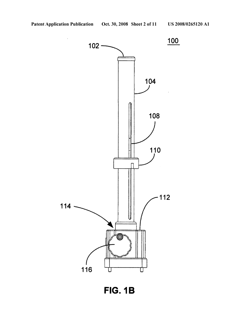 Linear translational microscope stand - diagram, schematic, and image 03