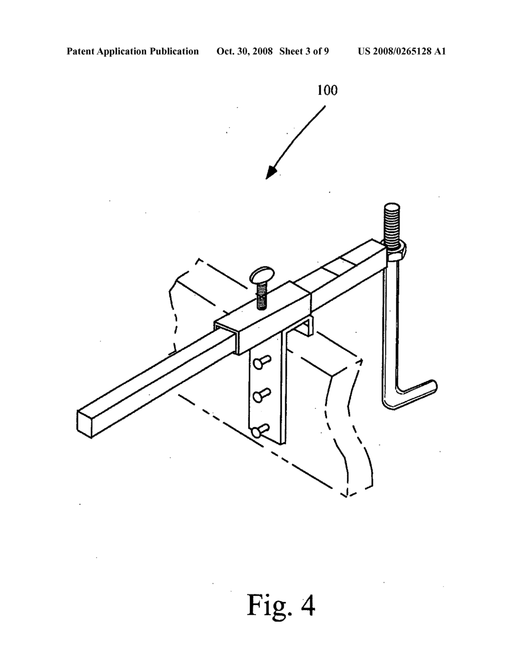 Stabilizing apparatus for securing anchor bolts - diagram, schematic, and image 04