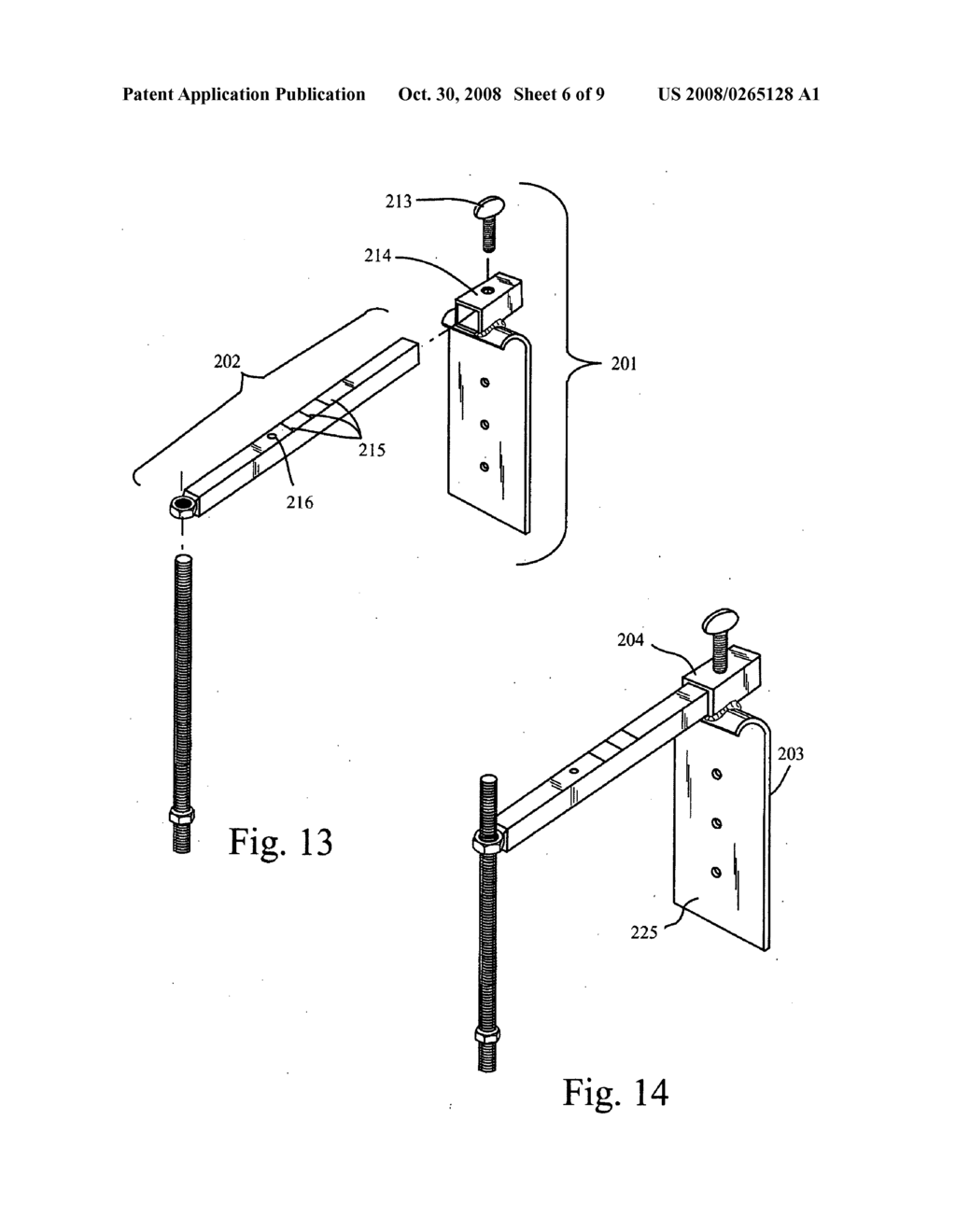 Stabilizing apparatus for securing anchor bolts - diagram, schematic, and image 07