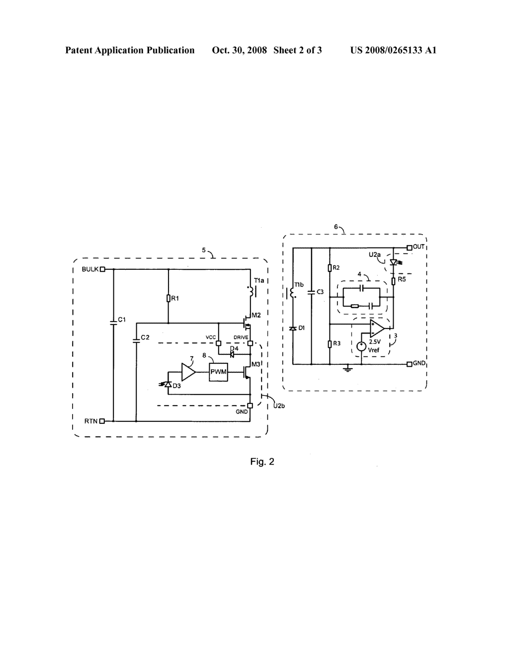 Power Supply Control Circuit with Optical Feedback - diagram, schematic, and image 03