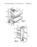 Guard rail mounting block and guard rail system incorporating the same diagram and image