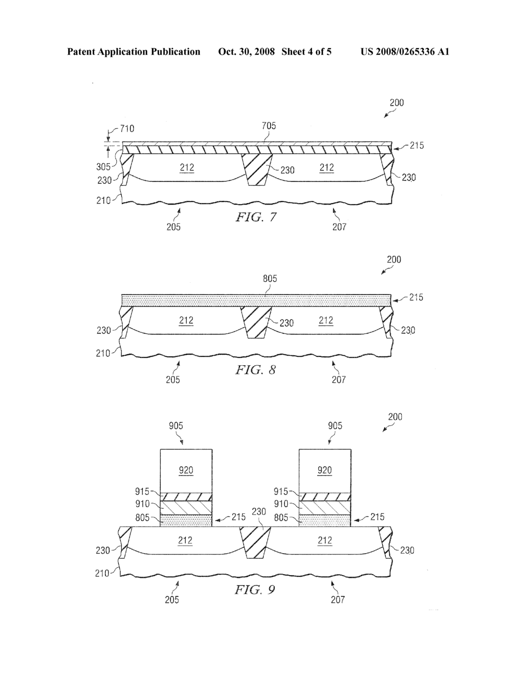 METHOD OF FORMING A HIGH-K GATE DIELECTRIC LAYER - diagram, schematic, and image 05