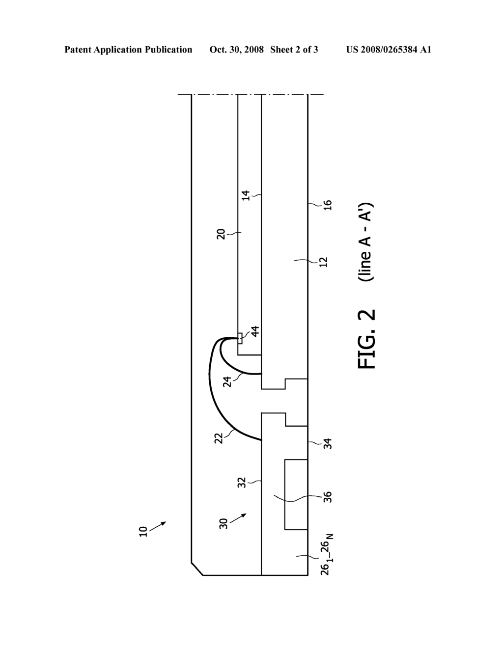 Integrated Circuit Package Device With Improved Bond Pad Connections, a Lead-Frame and an Electronic Device - diagram, schematic, and image 03