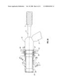 Connection Device for an Underwater Service Line and Associated Mounting and Rov Handle Assemblies diagram and image