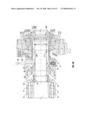 Connection Device for an Underwater Service Line and Associated Mounting and Rov Handle Assemblies diagram and image