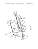 Fold-out trailer diagram and image