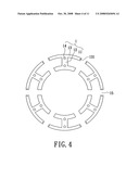 Manufacturing process for a motor stator assembly and structure thereof diagram and image