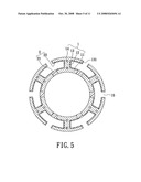 Manufacturing process for a motor stator assembly and structure thereof diagram and image