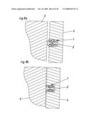 Furniture item having a furniture body diagram and image