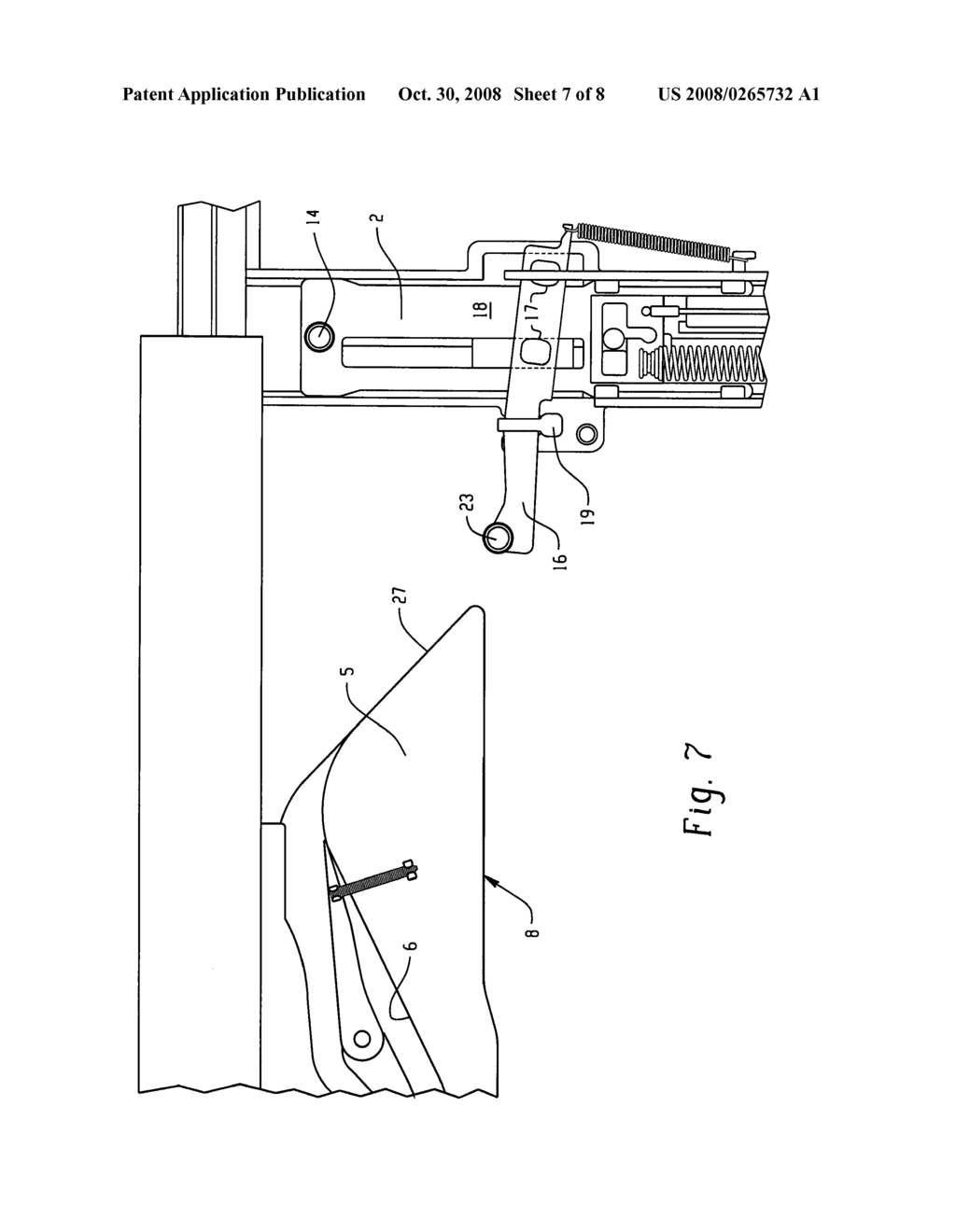 PULL-IN AND DAMPING DEVICE FOR A DISPLACEABLE ELEMENT - diagram, schematic, and image 08