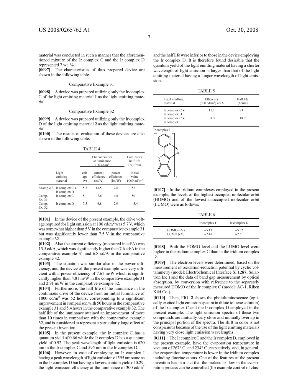 LIGHT EMITTING DEVICE HAVING DOPANTS IN A LIGHT EMITTING LAYER - diagram, schematic, and image 10