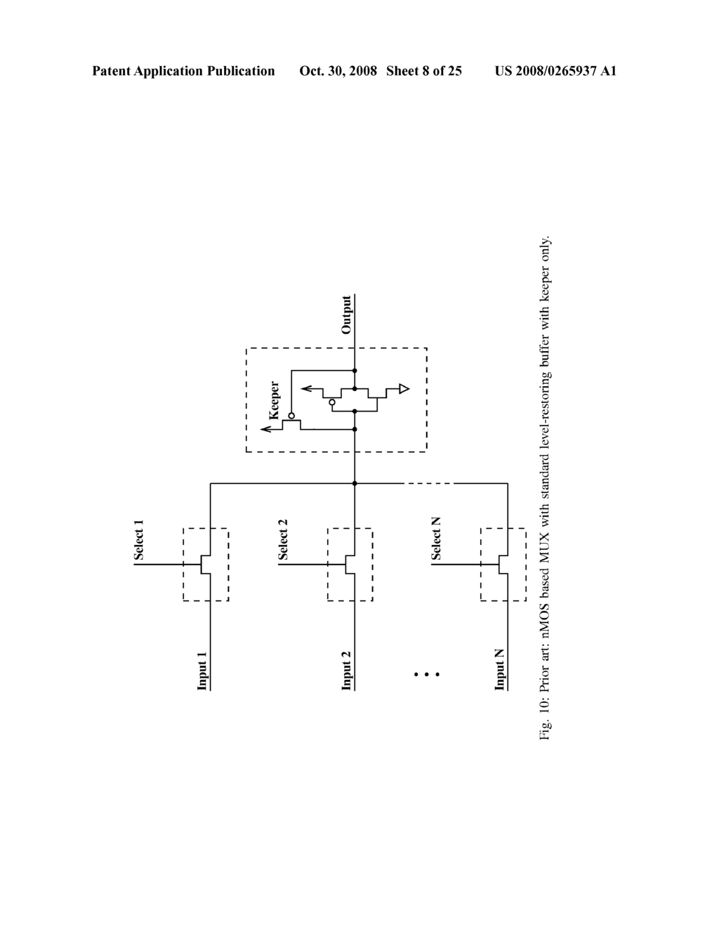 LEVEL-RESTORING BUFFERS FOR PROGRAMMABLE INTERCONNECT CIRCUITS AND METHOD FOR BUILDING THE SAME - diagram, schematic, and image 09