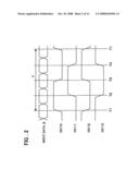 Semiconductor device having input circuits activated by clocks having different phases diagram and image