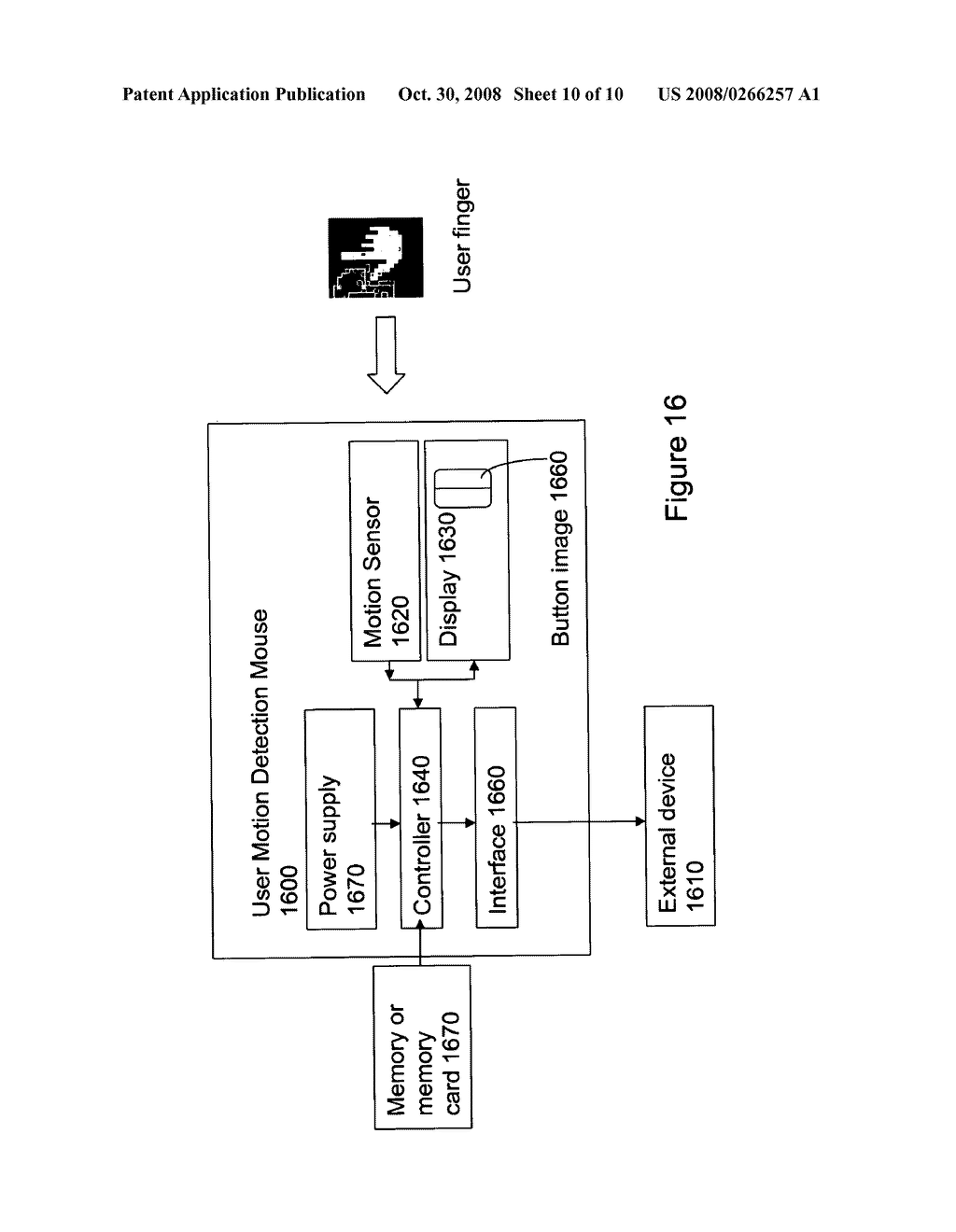 User motion detection mouse for electronic device - diagram, schematic, and image 11