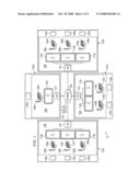 Media detection and packet distribution in a multipoint conference diagram and image