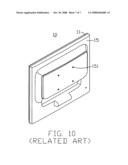 Liquid crystal display device having metal shield with fixing unit and shielding unit diagram and image