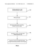 Device and method for measuring ink levels in a container diagram and image