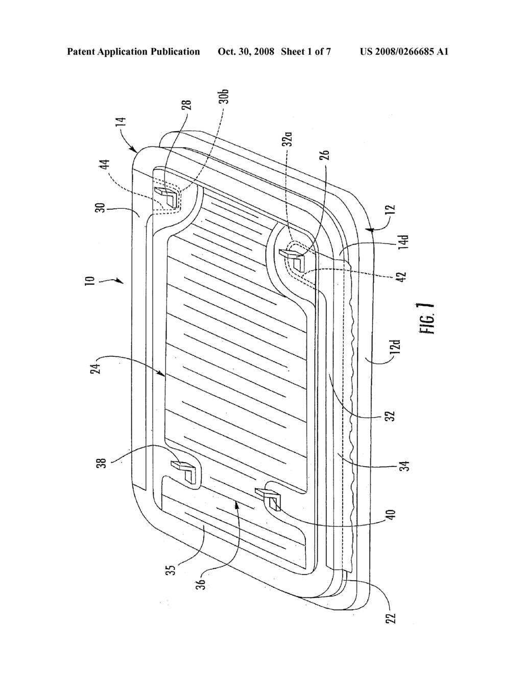 MIRROR ASSEMBLY WITH HEATER ELEMENT - diagram, schematic, and image 02