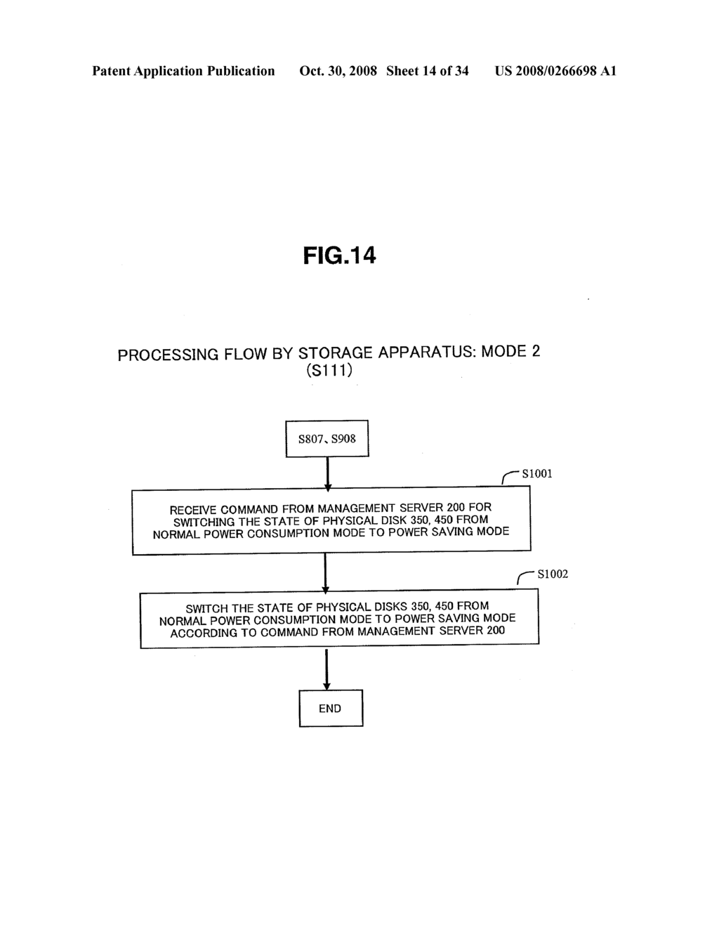 STORAGE APPARATUS AND POWER-SAVING CONTROL METHOD OF STORAGE APPARATUS - diagram, schematic, and image 15