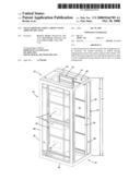 Telecommunication cabinet with airflow ducting diagram and image