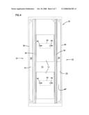 Telecommunication cabinet with airflow ducting diagram and image