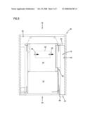 Telecommunication cabinet with airflow ducting diagram and image