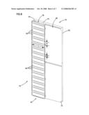 Telecommunication cabinet with airflow ducting diagram and image