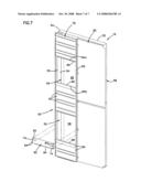 Telecommunication cabinet with airflow ducting diagram and image