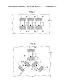 Chip component mounting structure, chip component mounting method, and electronic device diagram and image