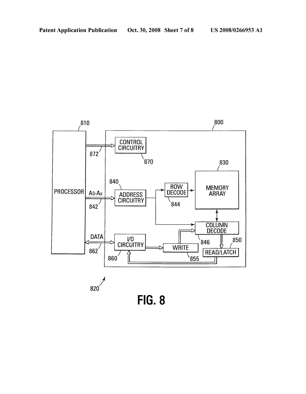 SINGLE LATCH DATA CIRCUIT IN A MULTIPLE LEVEL CELL NON-VOLATILE MEMORY DEVICE - diagram, schematic, and image 08