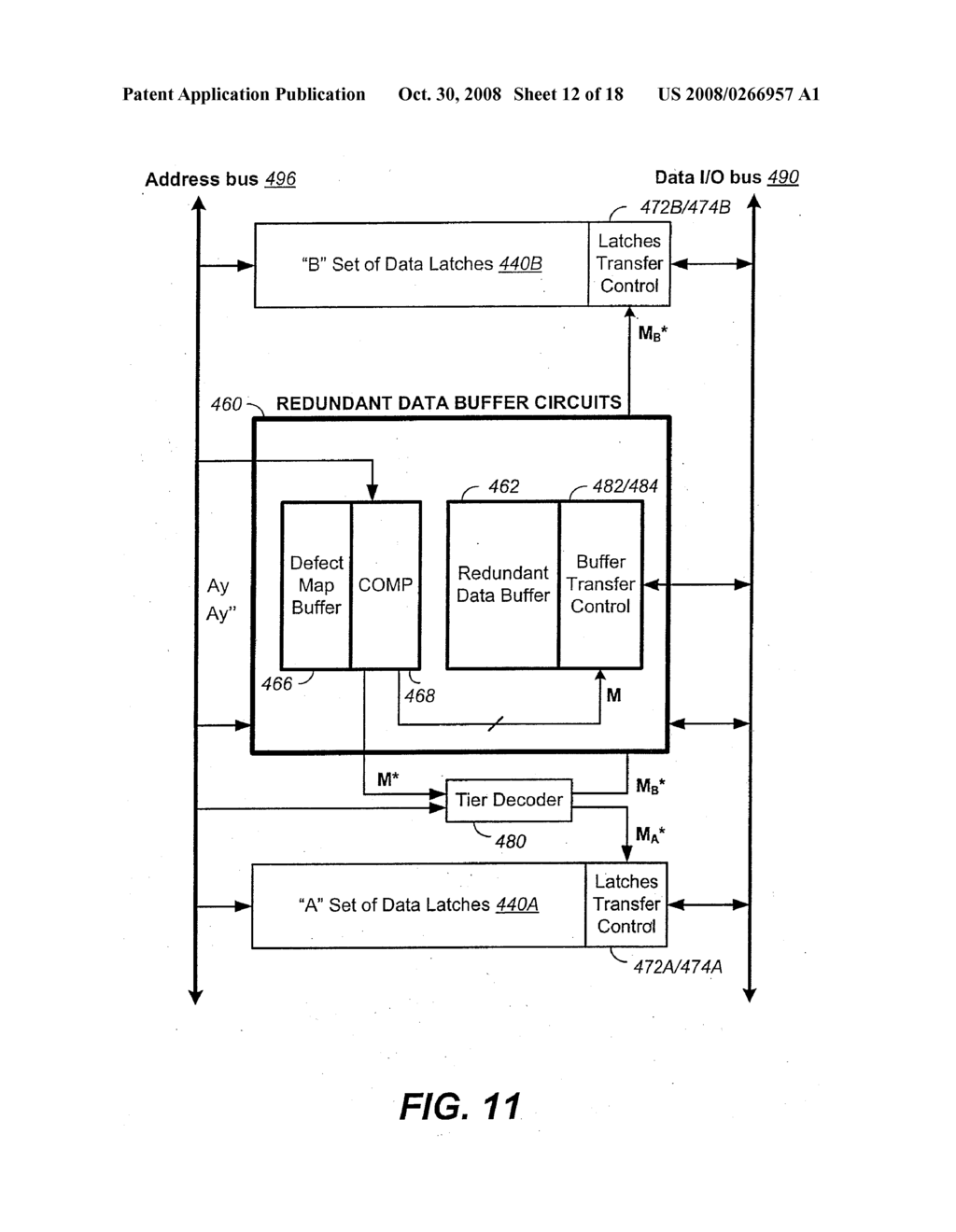 Method for Column Redundancy Using Data Latches in Solid-State Memories - diagram, schematic, and image 13