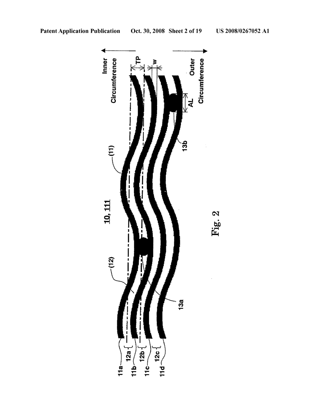 OPTICAL INFORMATION RECORDING MEDIUM, AND SUBSTRATE AND MANUFACTURING METHOD FOR THE OPTICAL INFORMATION RECORDING MEDIUM - diagram, schematic, and image 03