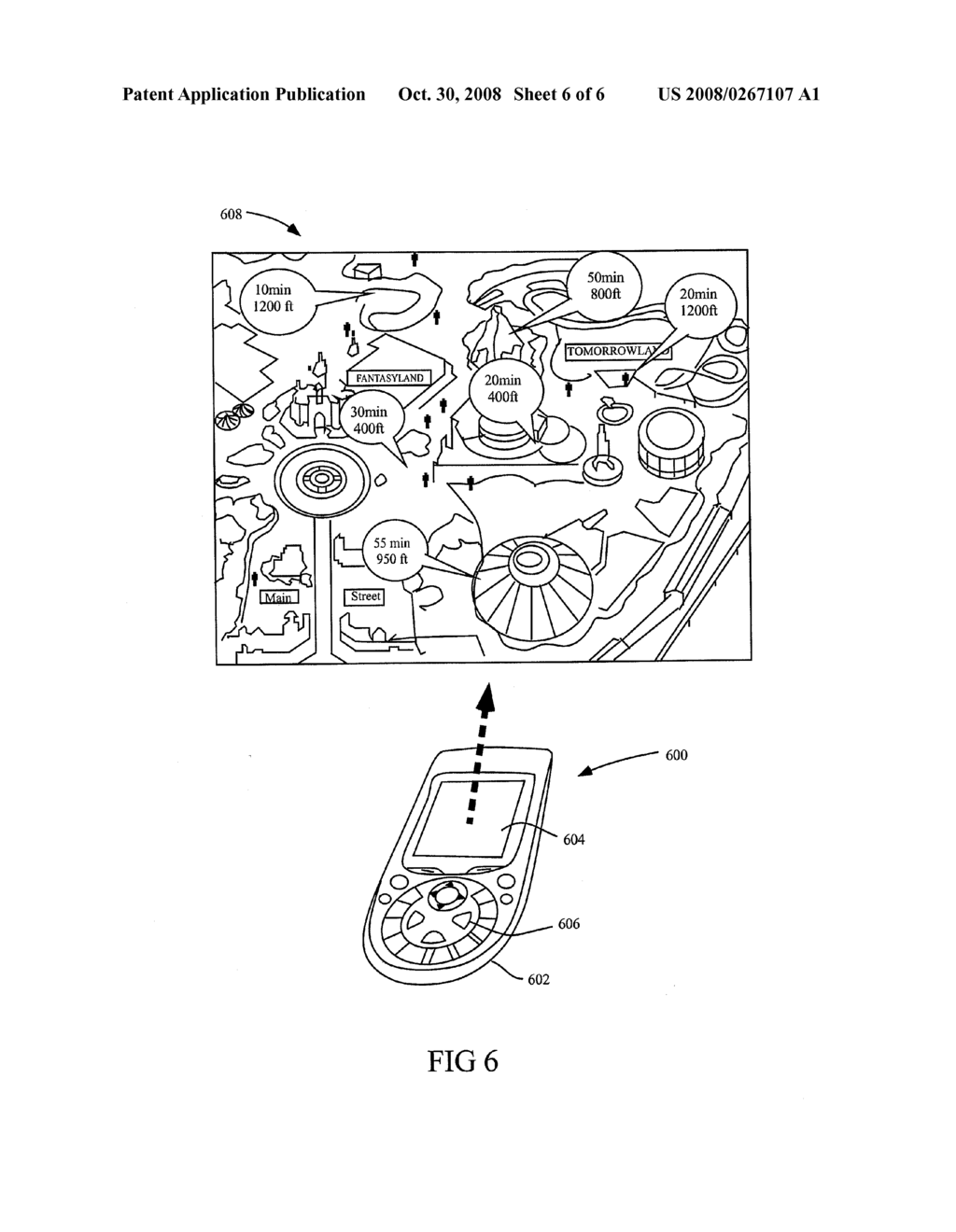 ATTRACTION WAIT-TIME INQUIRY APPARATUS, SYSTEM AND METHOD - diagram, schematic, and image 07