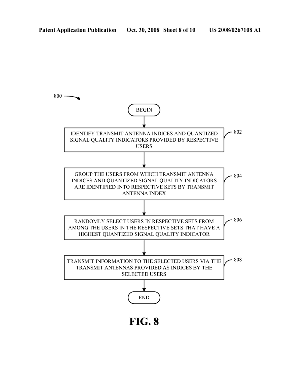 MULTIUSER SCHEDULING FOR MIMO BROADCAST CHANNELS WITH FINITE RATE FEEDBACK - diagram, schematic, and image 09