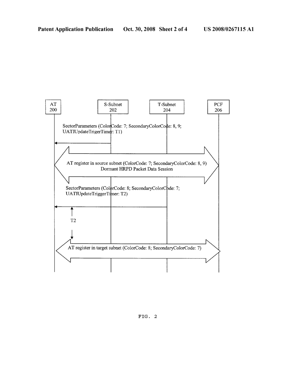 SYSTEM AND METHOD FOR UPDATING UATI OF AN ACCESS TERMINAL - diagram, schematic, and image 03