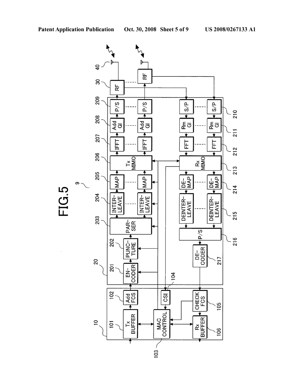 MIMO WIRELESS COMMUNICATION SYSTEM, MIMO WIRELESS COMMUNICATION APPARATUSES, AND WIRELESS COMMUNICATION METHOD - diagram, schematic, and image 06