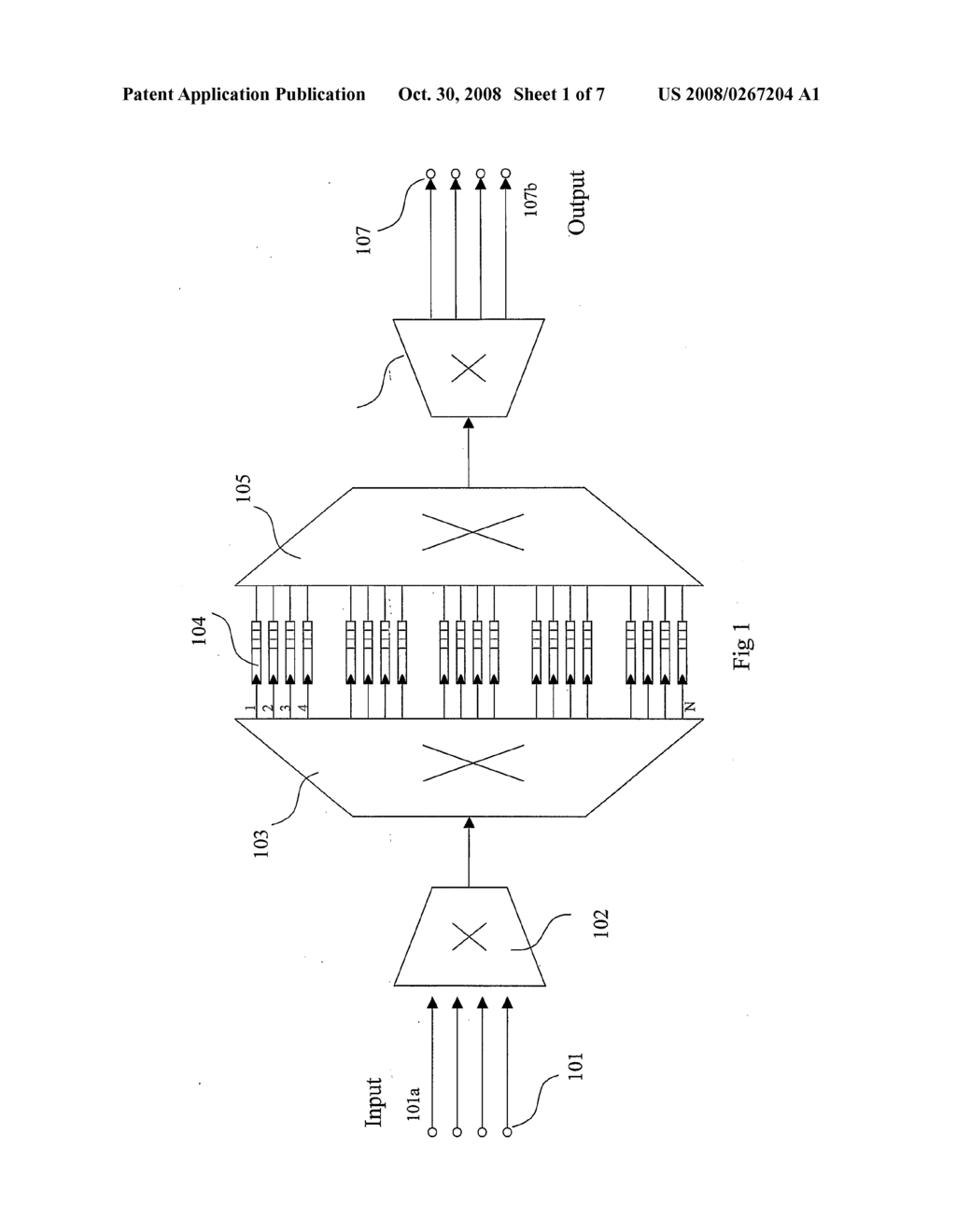 Compact Load Balanced Switching Structures for Packet Based Communication Networks - diagram, schematic, and image 02