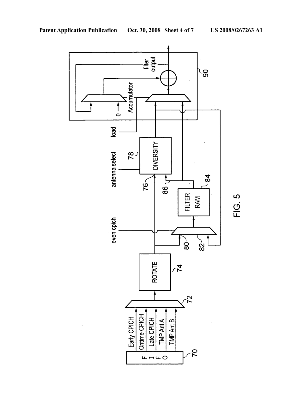 Shared Filter Design for Pilot Symbol Averaging in Rake Fingers in WCDMA Systems - diagram, schematic, and image 05