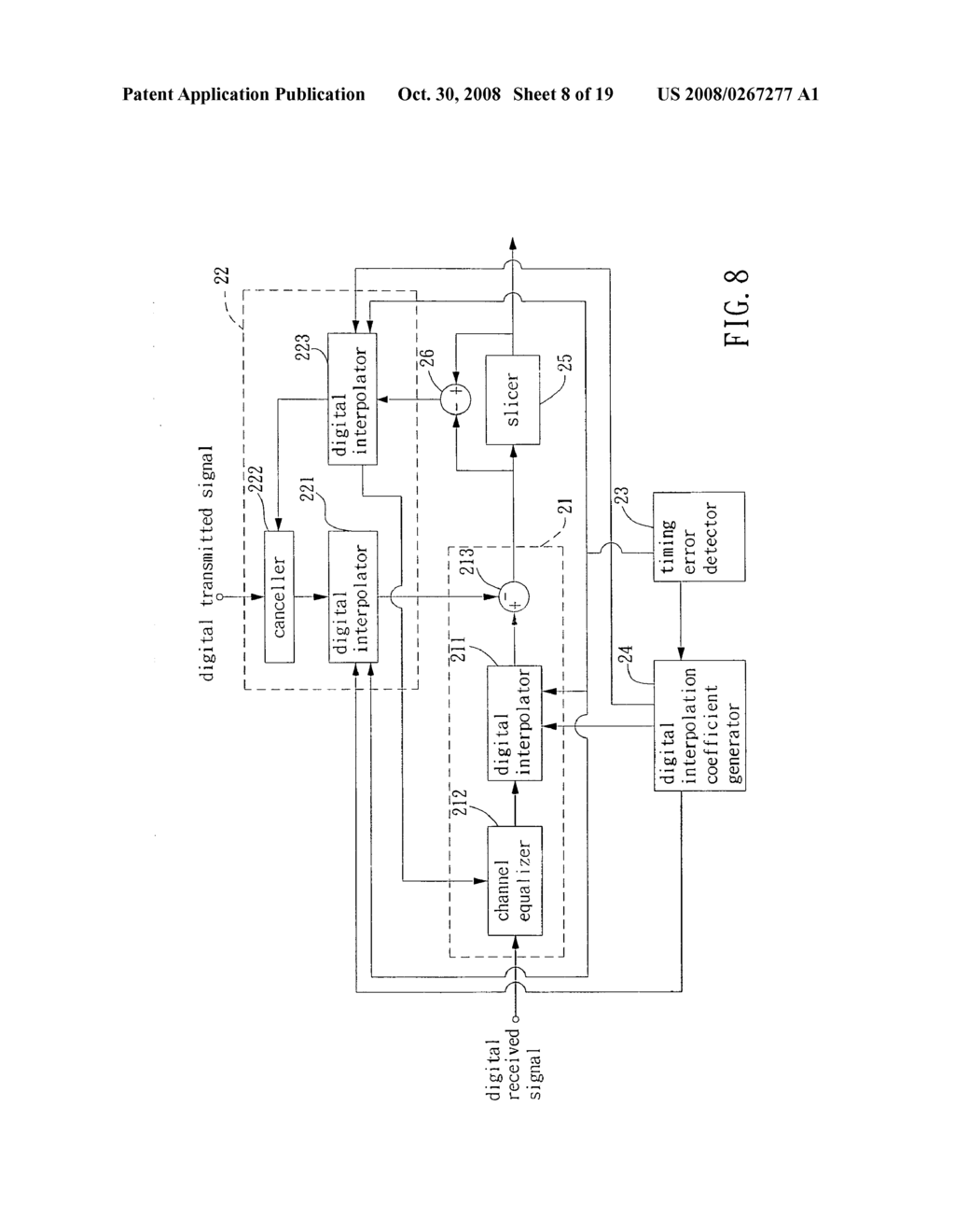 DIGITALLY SYNCHRONIZED RECEIVING DEVICE AND ASSOCIATED SIGNAL PROCESSING METHOD - diagram, schematic, and image 09