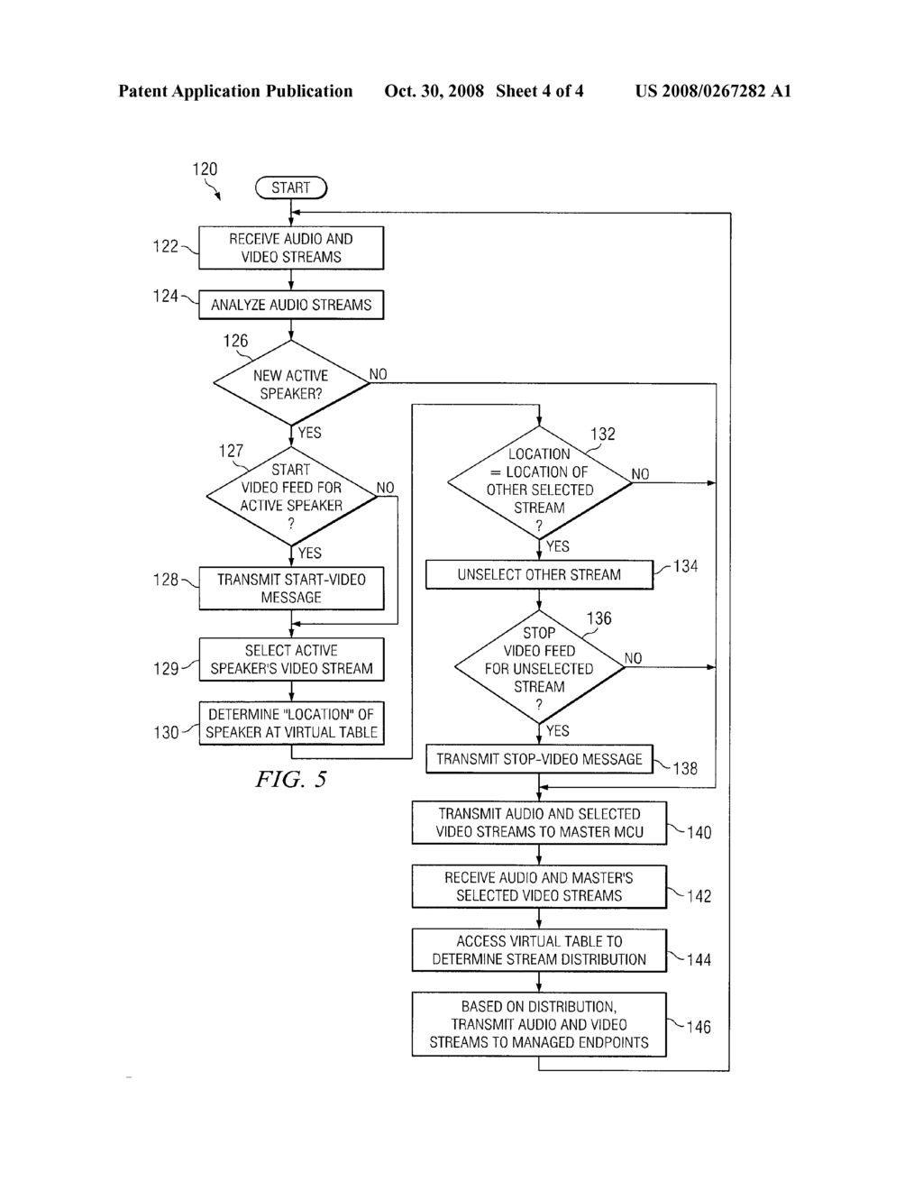 OPTIMIZING BANDWIDTH IN A MULTIPOINT VIDEO CONFERENCE - diagram, schematic, and image 05