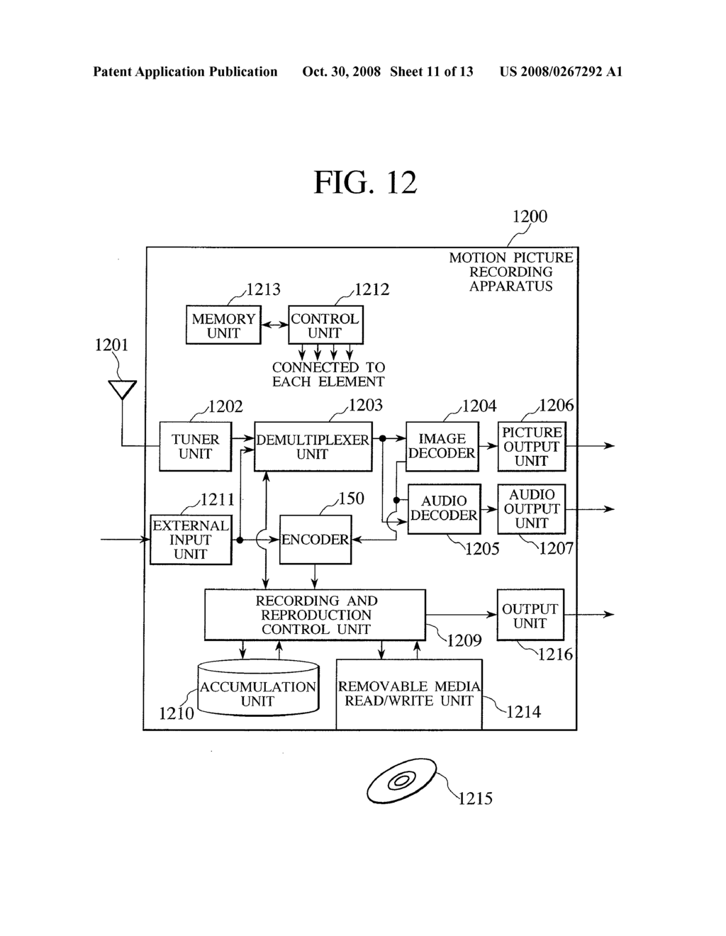 Method of and Apparatus for Recording Motion Picture - diagram, schematic, and image 12