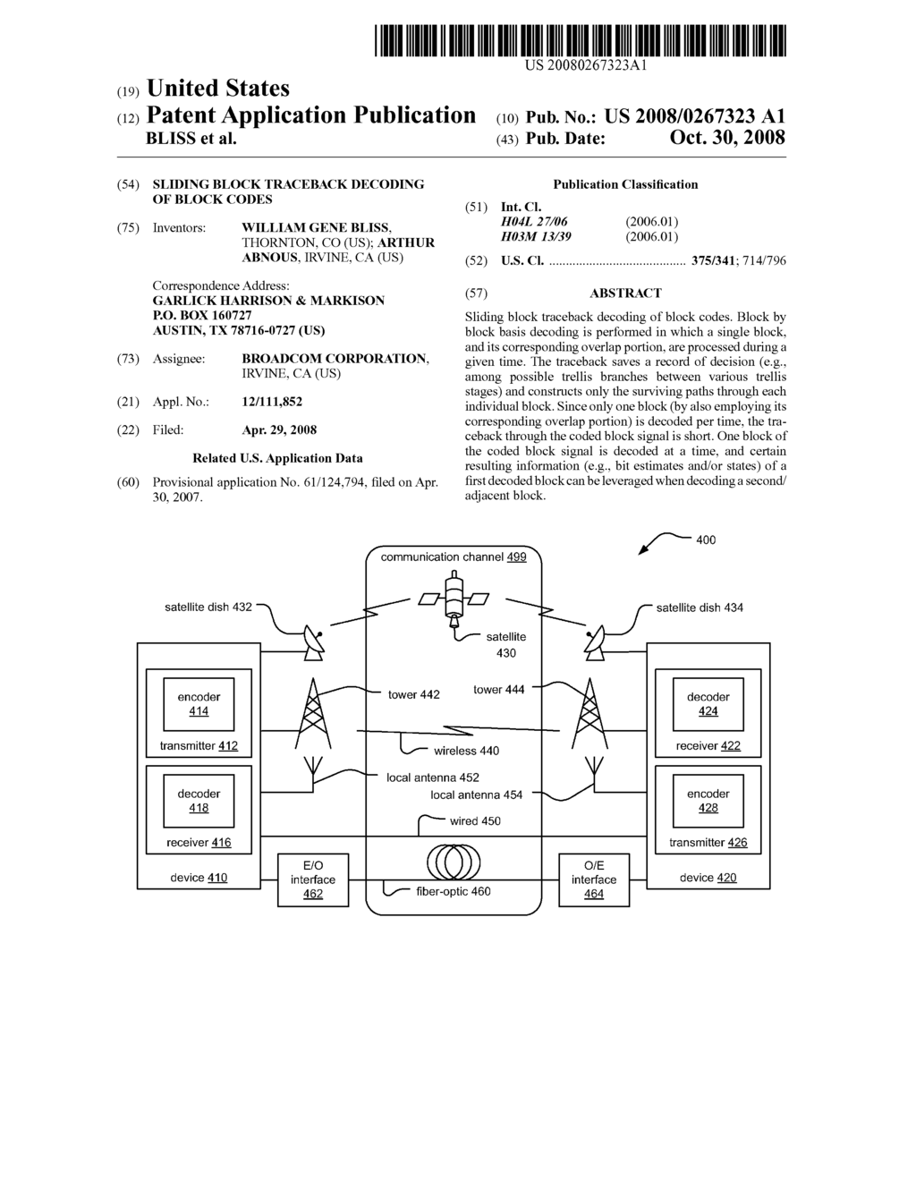 SLIDING BLOCK TRACEBACK DECODING OF BLOCK CODES - diagram, schematic, and image 01