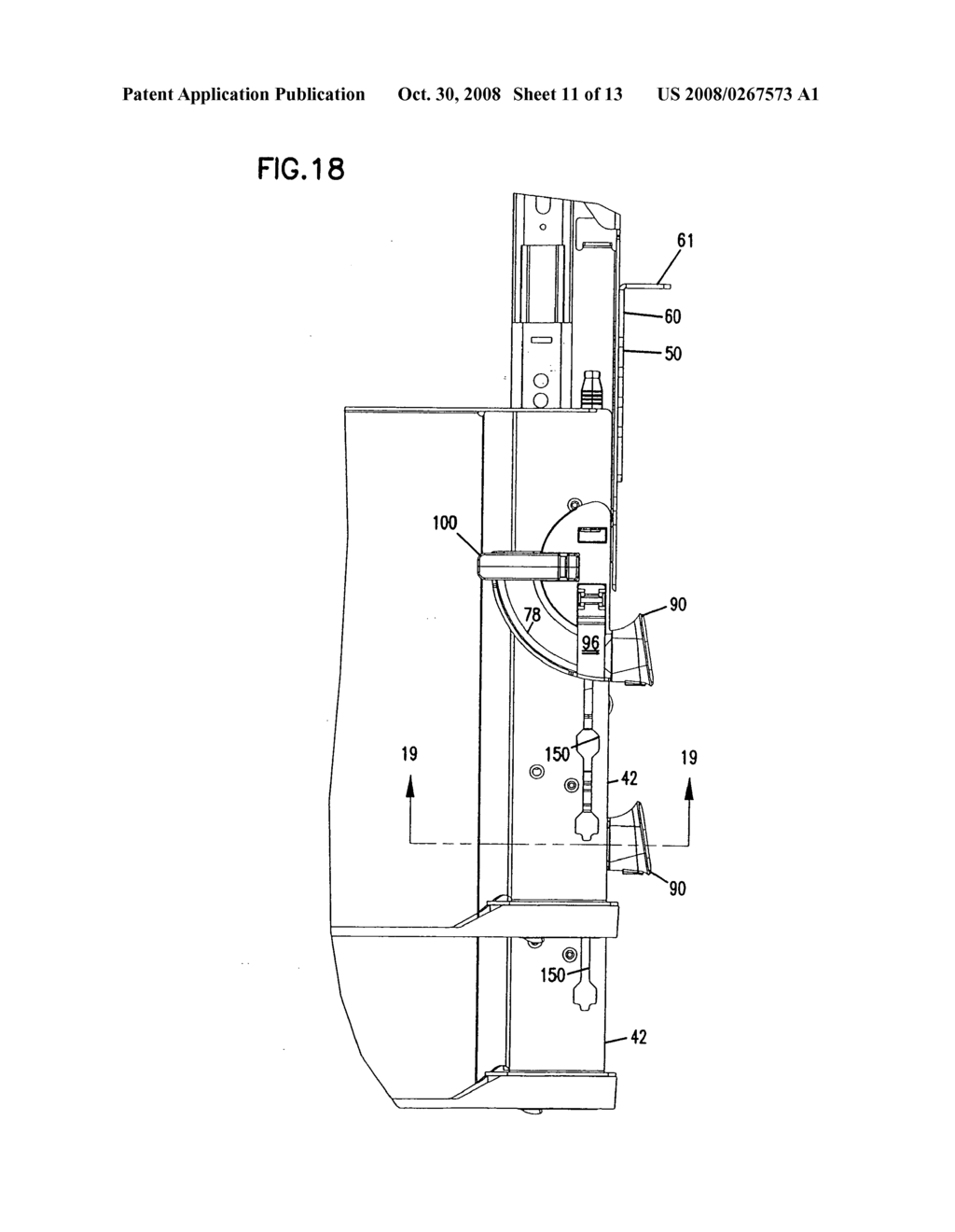 Cable Management panel with sliding drawer and methods - diagram, schematic, and image 12